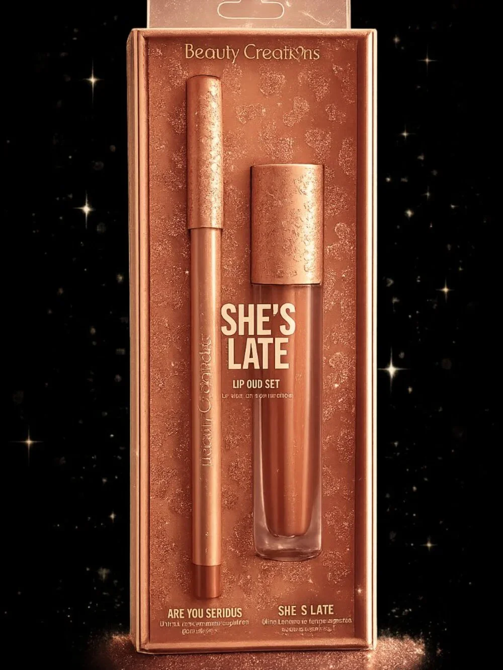 Beauty Creations She’s Late Nude Lipstick & Liner Duo